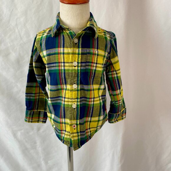 Wonder Nation Double-Layer Flannel Shirt – Size 2T - Picture 1 of 4